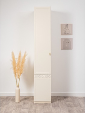 Шкаф - пенал «Марион 16.340.01», 400×593×2303 мм, цвет слоновая кость