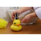 УЦЕНКА Дозатор для жидкого мыла Доляна «Уточка», 330 мл, жёлтый - Фото 5