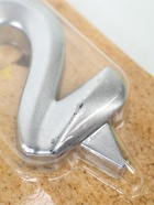 УЦЕНКА Свеча в торт «Грань», цифра 2, серебряный металлик, 6.5 см - Фото 5