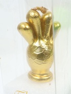 УЦЕНКА Свеча в торт «Мне четыре», золотая, 5 см - Фото 4