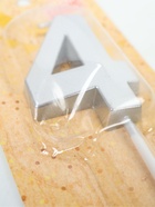 УЦЕНКА Свеча в торт на шпажке «Грань», цифра 4, серебро, 5 см - Фото 4