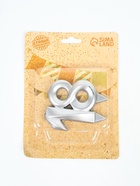 УЦЕНКА Свеча в торт «Грань», цифра 18, серебро - Фото 2