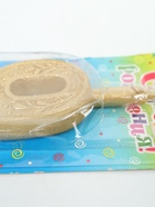 УЦЕНКА Свеча для торта цифра «Золотой узор», 10.2 см, цифра 9 - Фото 4