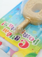 УЦЕНКА Свеча для торта цифра «Золотой узор», 10.2 см, цифра 9 - Фото 5