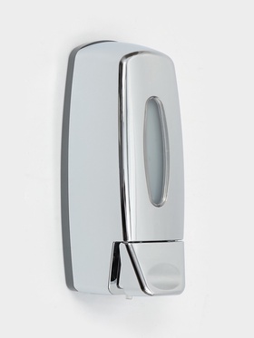 {{photo.Alt || photo.Description || 'УЦЕНКА Диспенсер для жидкого мыла механический 350 мл, пластик, цвет хром'}}