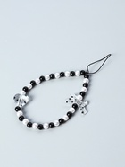 Брелок - подвеска для ключей «Бант и сердце», чёрно-белый, 14.5 см  (артикул 11010376)  большой выбор товаров оптом и в розницу по низким ценам с доставкой