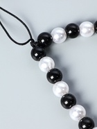 Брелок - подвеска для ключей «Бант и сердце», чёрно-белый, 14.5 см  (артикул 11010376)  большой выбор товаров оптом и в розницу по низким ценам с доставкой