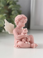Фигурка «Ангелочек с котенком», мраморная крошка, 7.2 см  (артикул 10989708)  большой выбор товаров оптом и в розницу по низким ценам с доставкой