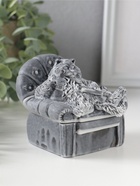 Шкатулка для украшений «Кот в кресле на крышке», 8 см  (артикул 10989711)  большой выбор товаров оптом и в розницу по низким ценам с доставкой