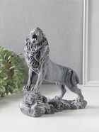 Фигура «Лев на скале большой», мраморная крошка, 25 см  (артикул 10989714)  большой выбор товаров оптом и в розницу по низким ценам с доставкой