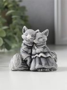 Фигурка «Лисы влюбленная парочка», мраморная крошка, 6.5 см - Фото 1