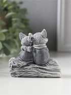 Фигурка «Лисы влюбленная парочка», мраморная крошка, 6.5 см - Фото 3