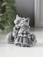 Фигурка «Лисы влюбленная парочка», мраморная крошка, 6.5 см - Фото 5