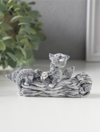 Фигурка «Лисята играющие на бревне», мраморная крошка, 5 см  (артикул 10989721)  большой выбор товаров оптом и в розницу по низким ценам с доставкой