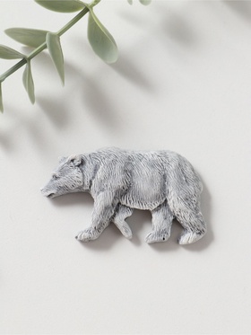 Магнит на холодильник «Медведь бурый», барельеф, 3.5 см  (артикул 10989734)  большой выбор товаров оптом и в розницу по низким ценам с доставкой