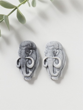 Магнит на холодильник «Мамонт вид спереди», 5 см  (артикул 10989739)  большой выбор товаров оптом и в розницу по низким ценам с доставкой