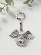 Брелок для ключей на кольце «Сова полярная с расправленными крыльями», барельеф, 4.1 см  (артикул 10989743)  большой выбор товаров оптом и в розницу по низким ценам с доставкой