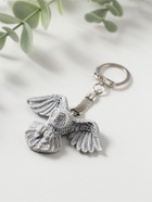 Брелок для ключей на кольце «Сова полярная с расправленными крыльями», барельеф, 4.1 см  (артикул 10989743)  большой выбор товаров оптом и в розницу по низким ценам с доставкой