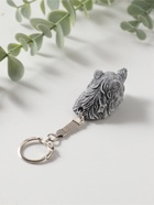 Брелок для ключей на кольце «Голова медведя», 5.5 см, МИКС  (артикул 10989752)  большой выбор товаров оптом и в розницу по низким ценам с доставкой