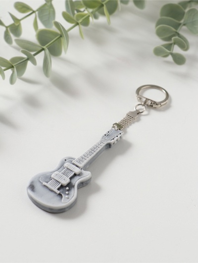 Брелок для ключей на кольце «Гитара», 7 см, МИКС