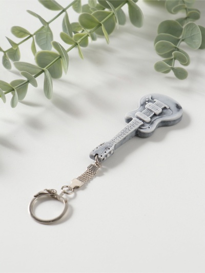 Брелок для ключей на кольце «Гитара», 7 см, МИКС