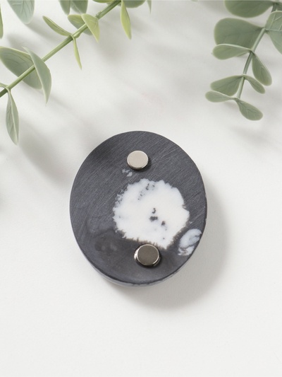 Магнит на холодильник «У чума», барельеф, 6.5 см