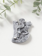 Магнит на холодильник «Шаман в шкуре медведя с бубном и олень», барельеф, 7.5 см  (артикул 10989765)  большой выбор товаров оптом и в розницу по низким ценам с доставкой