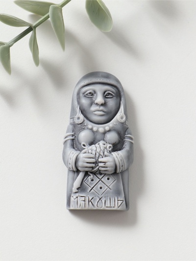 Магнит на холодильник «Макошь», барельеф, 6.5 см