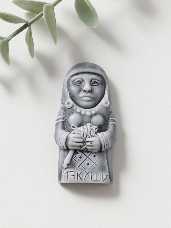 Магнит на холодильник «Макошь», барельеф, 6.5 см - Фото 1