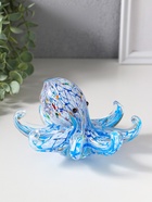 Фигурка стекло «Осьминог», под муранское стекло, 15.5×15.5×8.5 см  (артикул 10955753)  большой выбор товаров оптом и в розницу по низким ценам с доставкой
