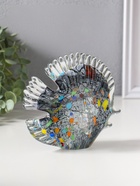 Фигурка стекло «Плоская пятнистая рыбка», под муранское стекло, 6.5×16×13 см  (артикул 10955755)  большой выбор товаров оптом и в розницу по низким ценам с доставкой