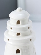 Фигурка светящаяся «Маяк», керамика, бело-синий, 8×8×15.5 см  (артикул 10957812)  большой выбор товаров оптом и в розницу по низким ценам с доставкой