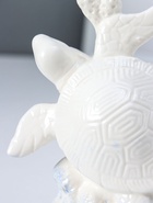 Фигурка светящаяся «Черепаха в кораллах», керамика, бело-синий, 8×11.5×14 см  (артикул 10957814)  большой выбор товаров оптом и в розницу по низким ценам с доставкой