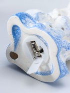 Фигурка светящаяся «Черепаха в кораллах», керамика, бело-синий, 8×11.5×14 см  (артикул 10957814)  большой выбор товаров оптом и в розницу по низким ценам с доставкой