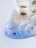 Фигурка светящаяся «Морской конёк», керамика, бело-синий, 6.5×8.5×16.5 см  (артикул 10957815)  большой выбор товаров оптом и в розницу по низким ценам с доставкой