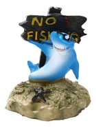 Декор для аквариума «Нет рыбалке - акула», 10 см 10958491