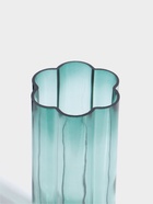 Ваза для цветов «Клэй» классик, 25×10 см, стекло, зелёная  (артикул 10970051)  большой выбор товаров оптом и в розницу по низким ценам с доставкой