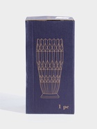 Ваза для цветов «Остин» геометрия, 22×11 см, стекло, прозрачная - фото 809587915