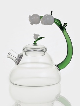 Чайник заварочный «Ландыш», 400 мл, 15×11×11 см, стекло, прозрачный  (артикул 10971711)  большой выбор товаров оптом и в розницу по низким ценам с доставкой