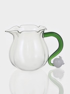 Молочник «Ландыш», 400 мл, 13.5×8.8×7.5 см, зелёная ручка, стекло, прозрачный  (артикул 10971712)  большой выбор товаров оптом и в розницу по низким ценам с доставкой