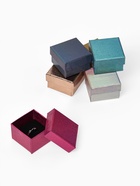 Набор коробочек подарочных 6 шт. под серьги, кольцо «Голография», 5×5 см, (полезная часть 4.4×4.4 см), цвет МИКС  (артикул 10973284)  большой выбор товаров оптом и в розницу по низким ценам с доставкой