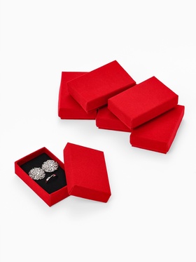 Набор коробочек подарочных 6 шт. под набор «Бархат», 5×8 см, (полезная часть 7.7×4.8 см), красный  (артикул 10973287)  большой выбор товаров оптом и в розницу по низким ценам с доставкой