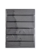 Набор коробочек подарочных 6 шт. под браслет, цепочку, часы «Блеск», 21×4 см, (полезная часть 20×3.7 см), чёрный, серый  (артикул 10973307)  большой выбор товаров оптом и в розницу по низким ценам с доставкой