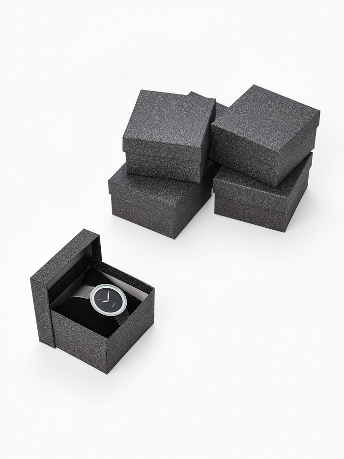 Набор коробочек подарочных 6 шт. под браслет/часы «Блеск», 9×9, цвет чёрный (7892894)