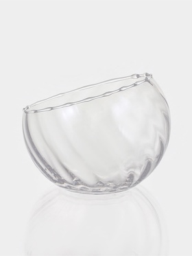 Конфетница «Диана», 650 мл, 14×11 см, стекло, прозрачная