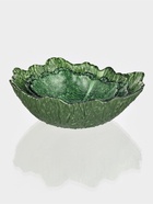 Набор салатников «Листья», 3 шт., 380/750/1450 мл, стекло, зелёный  (артикул 10975793)  большой выбор товаров оптом и в розницу по низким ценам с доставкой