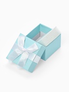 Набор коробочек подарочных 6 шт. под кольцо «Тиффани», 5×5 см, (полезная часть 4.4×4.4 см), бирюзовый  (артикул 10977194)  большой выбор товаров оптом и в розницу по низким ценам с доставкой