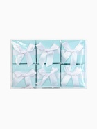 Набор коробочек подарочных 6 шт. под кольцо «Тиффани», 5×5 см, (полезная часть 4.4×4.4 см), бирюзовый  (артикул 10977194)  большой выбор товаров оптом и в розницу по низким ценам с доставкой