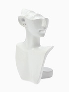 Бюст для украшений «Пол-лица», мини, отверстие под серьгу, 6.6×6.8×11 см, белый  (артикул 10981963)  большой выбор товаров оптом и в розницу по низким ценам с доставкой