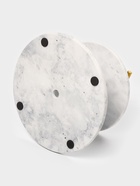 УЦЕНКА Этажёрка для фруктов и десертов Magistro Marble, 2 яруса, d=25/20×26.5 см, мрамор, белая - Фото 4